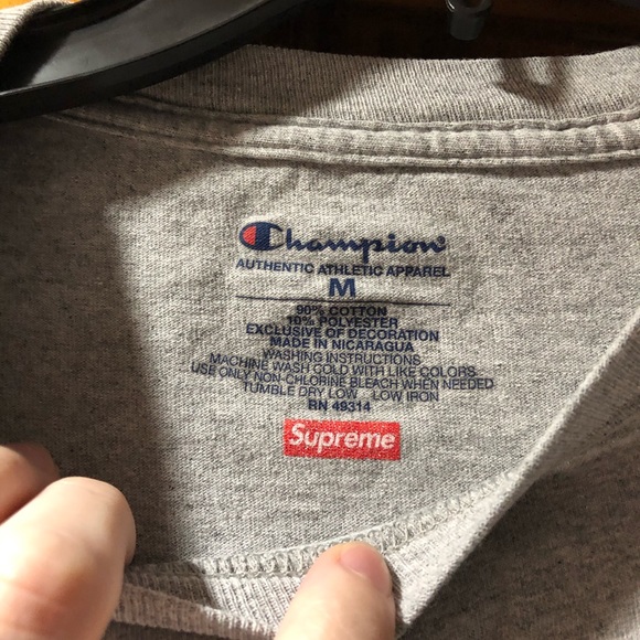 Supreme x Champion Long Sleeve - Picture 3 of 4